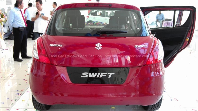 Suzuki Swift 1.4 CBU Rear View Suzuki Swift 1.4 CBU Rear View