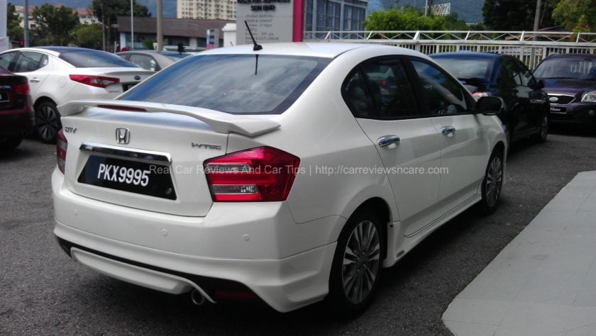 Rear View Honda City Modulo Facelift