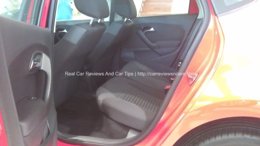 Volkswagen Polo 1.2 TSI Rear Seats