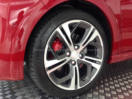 Peugeot 208 GTi 17" Two Tone Carbon Alloys