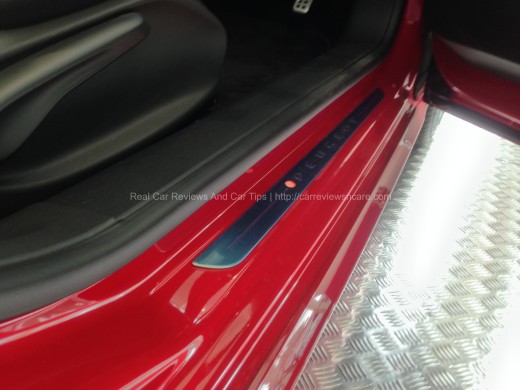 Peugeot 208 GTi come with door aluminium plates