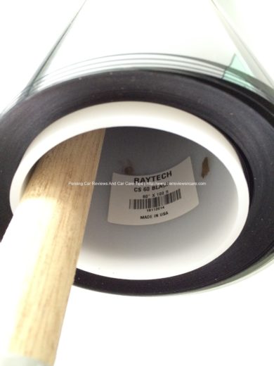 Raytech Tint Film Serial Number in the Roller