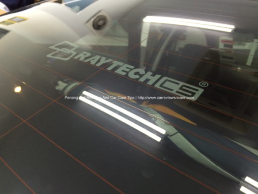 Raytech Tint Film on Windscreen Toyota Vios GT Street 