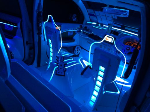 LED car seat in VIP Style Perodua Myvi