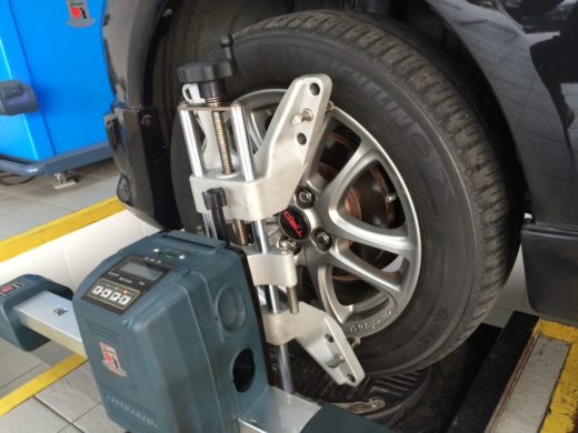 Wheels Alignment on Toyota Vios