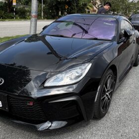 GR86 Black Front View