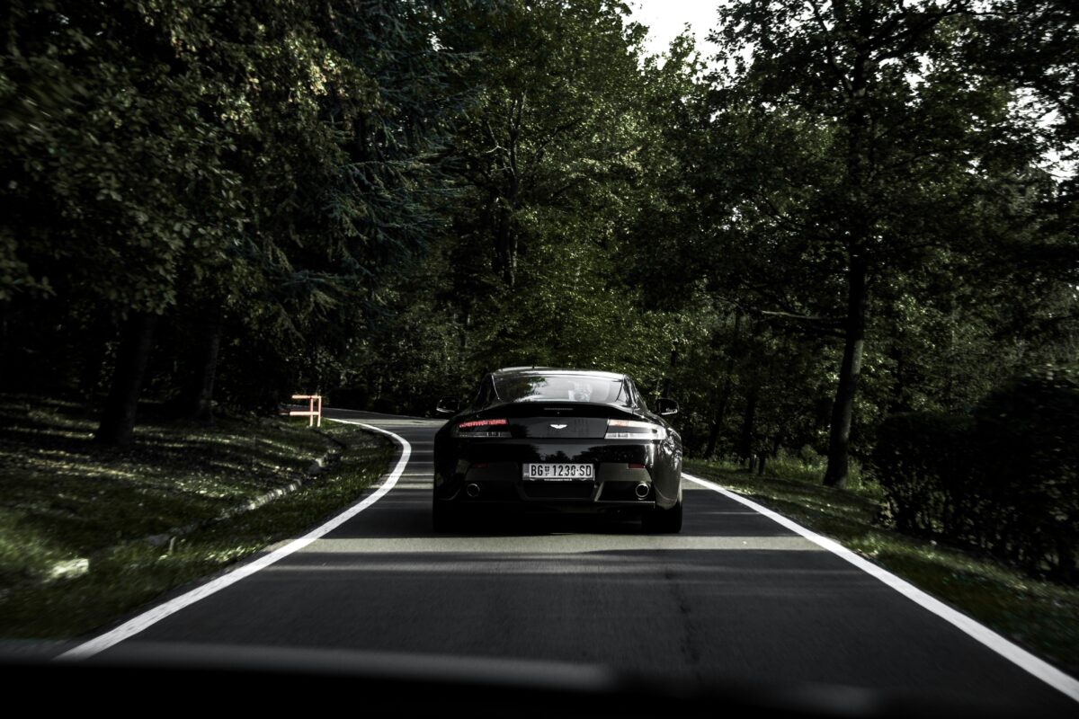 Aston Martin rear view by Felipe Simo